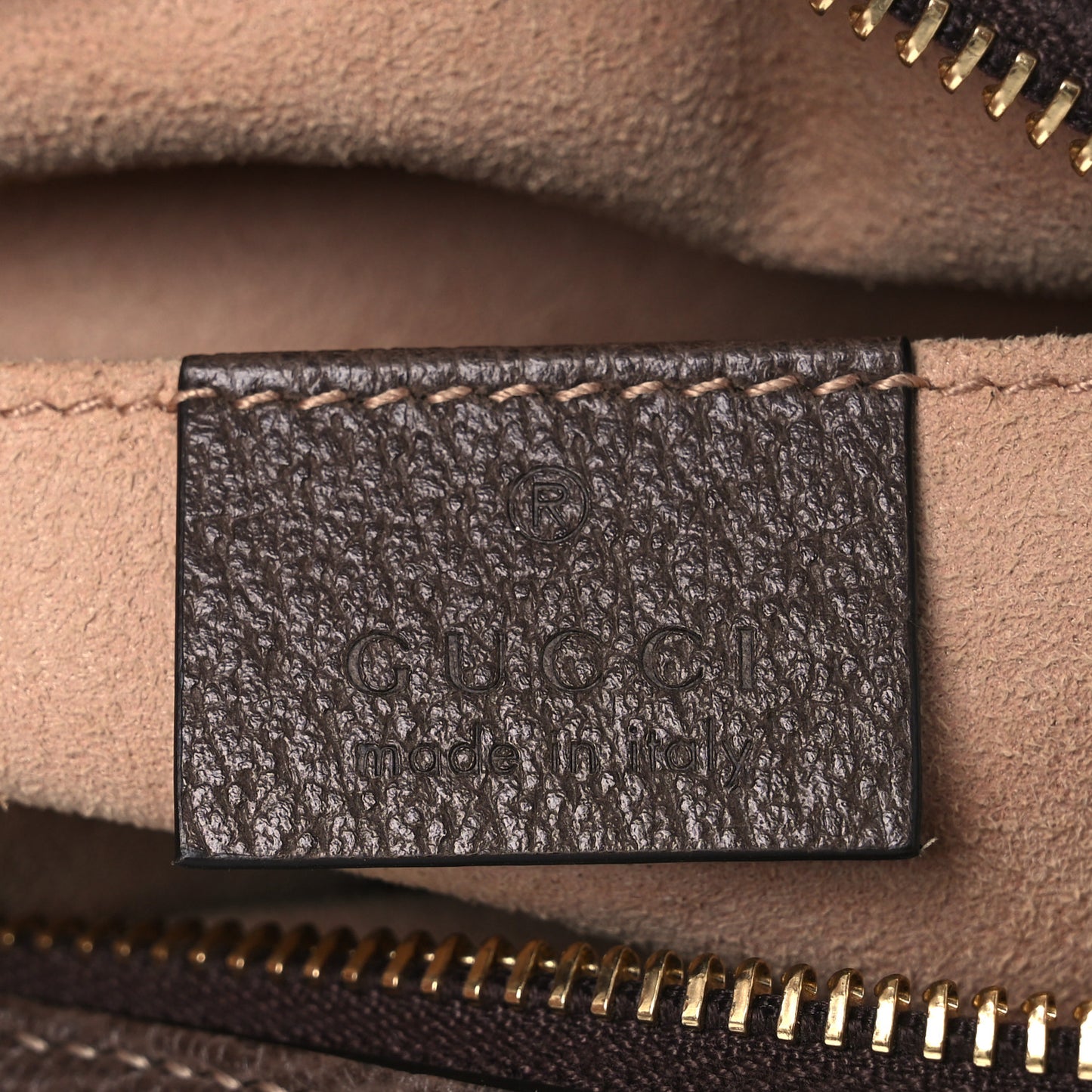 GG Supreme Monogram Web Mini Ophidia Shoulder Bag Brown