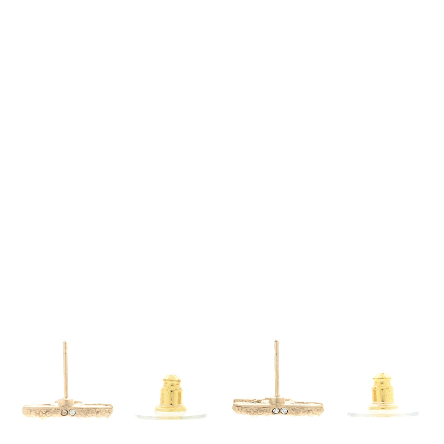Pearl CC Earrings Gold