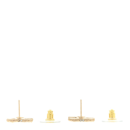 Chanel Pearl CC Earrings Gold 3 of 4