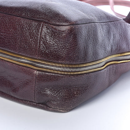 Prada Cervo Lux Ombre Zippered Tote Lampone 8 of 9