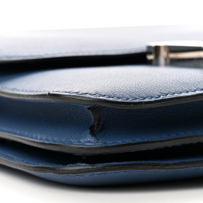 Hermes Tadelakt Constance 18 Bleu Agate 9 of 10