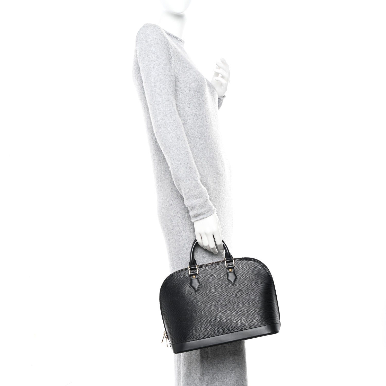 Louis Vuitton Epi Alma PM Black 3 of 12