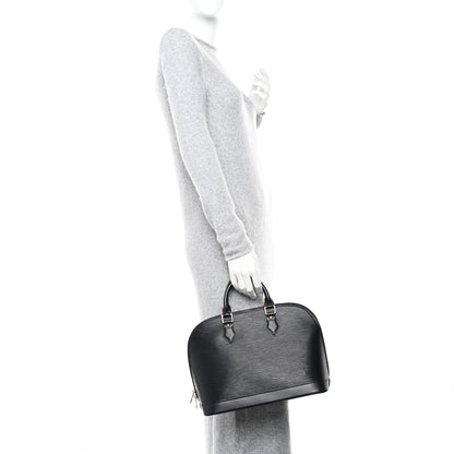 Louis Vuitton Epi Alma PM Black 3 of 12