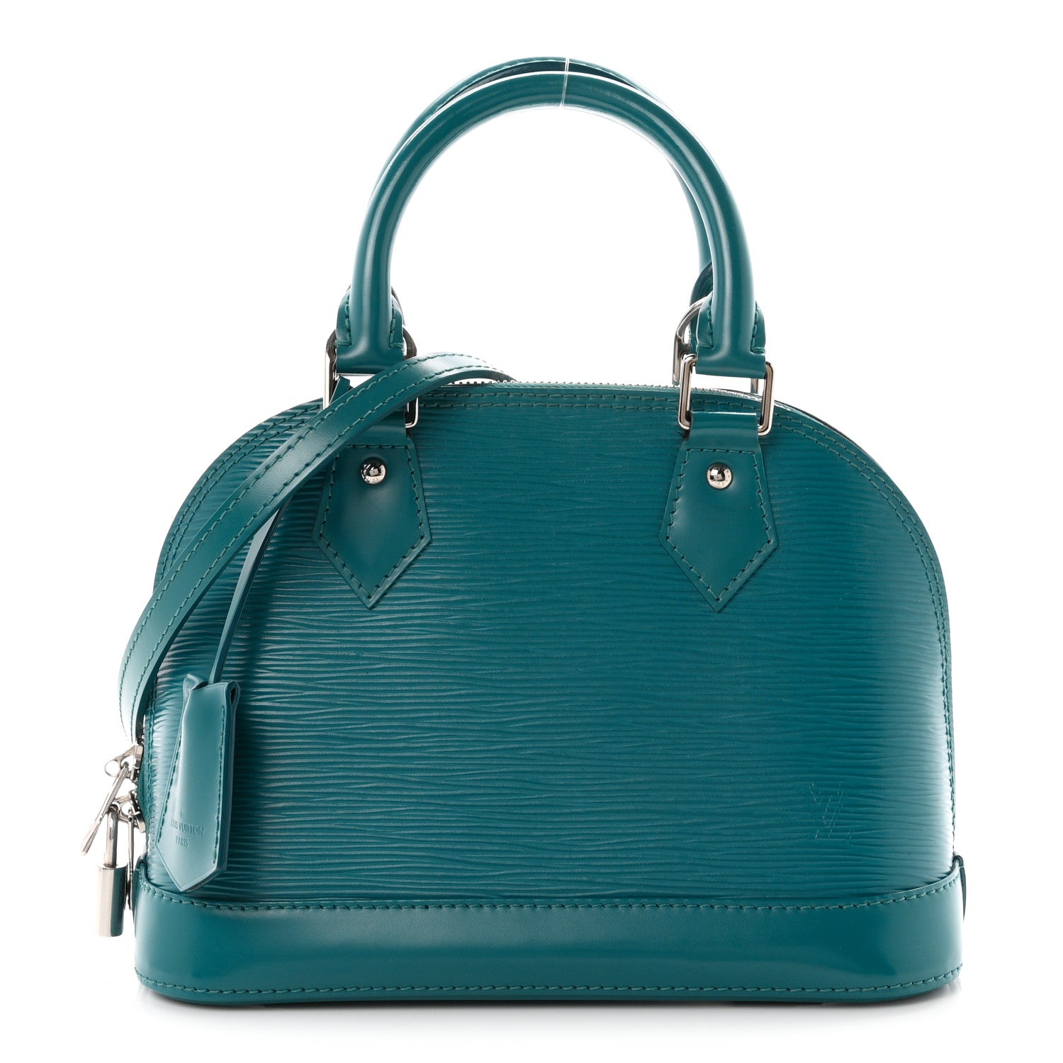 Louis Vuitton Epi Alma BB Cyan 1 of 11