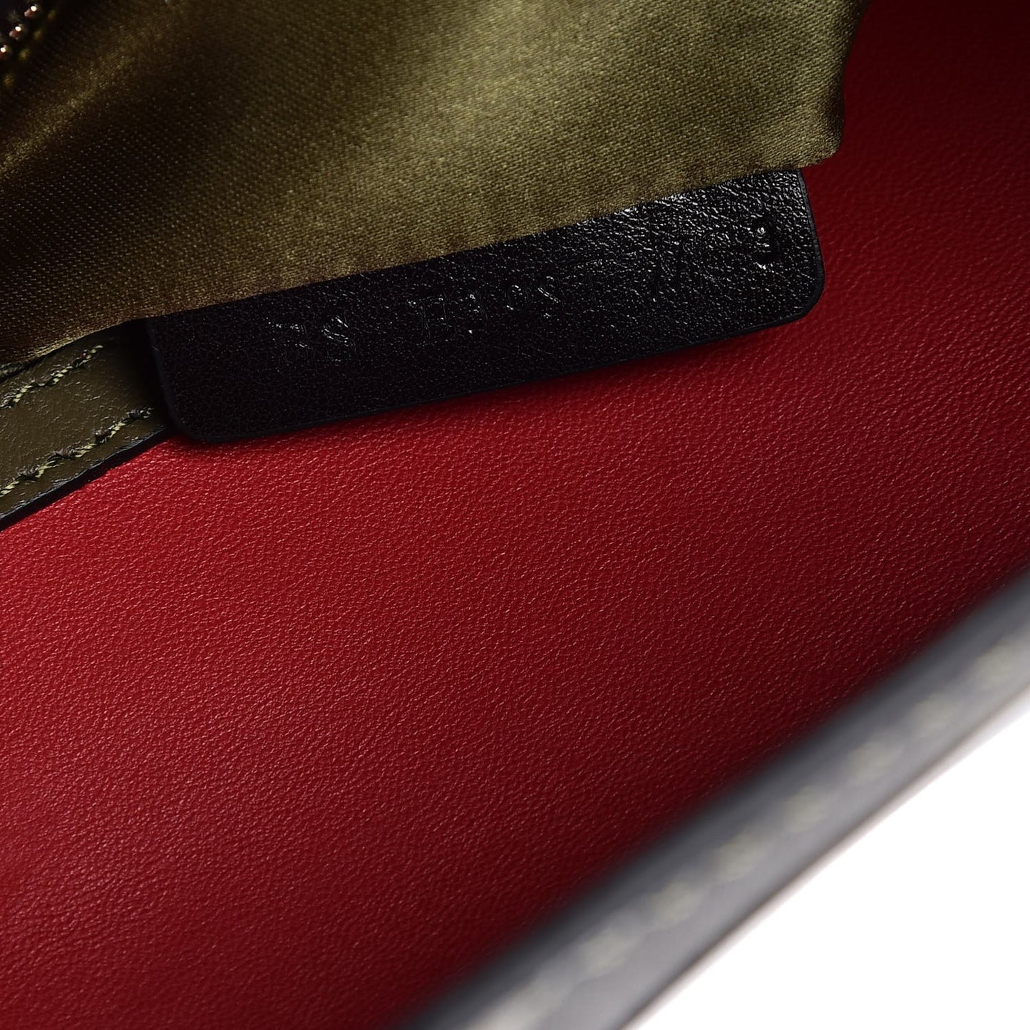 Nappa Canvas Camouflage Medium Glam Lock Rockstud Flap Verde