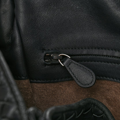 Bottega Veneta Nappa Intrecciato Parachute Bag Black 10 of 10