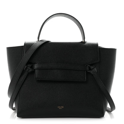Celine Grained Calfskin Micro Belt Bag Black 1 of 11
