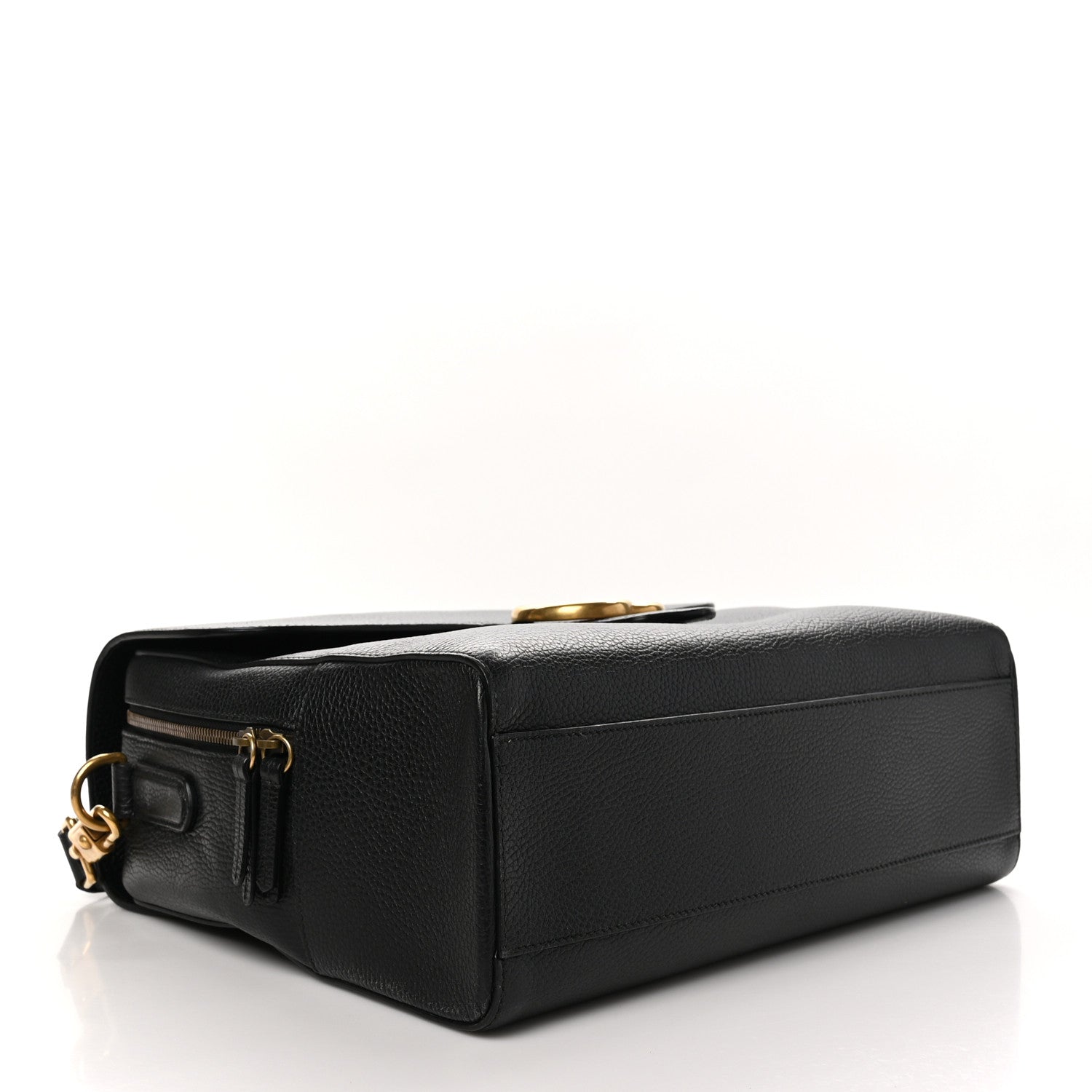 Gucci Dollar Calfskin GG Marmont Briefcase Black 4 of 11