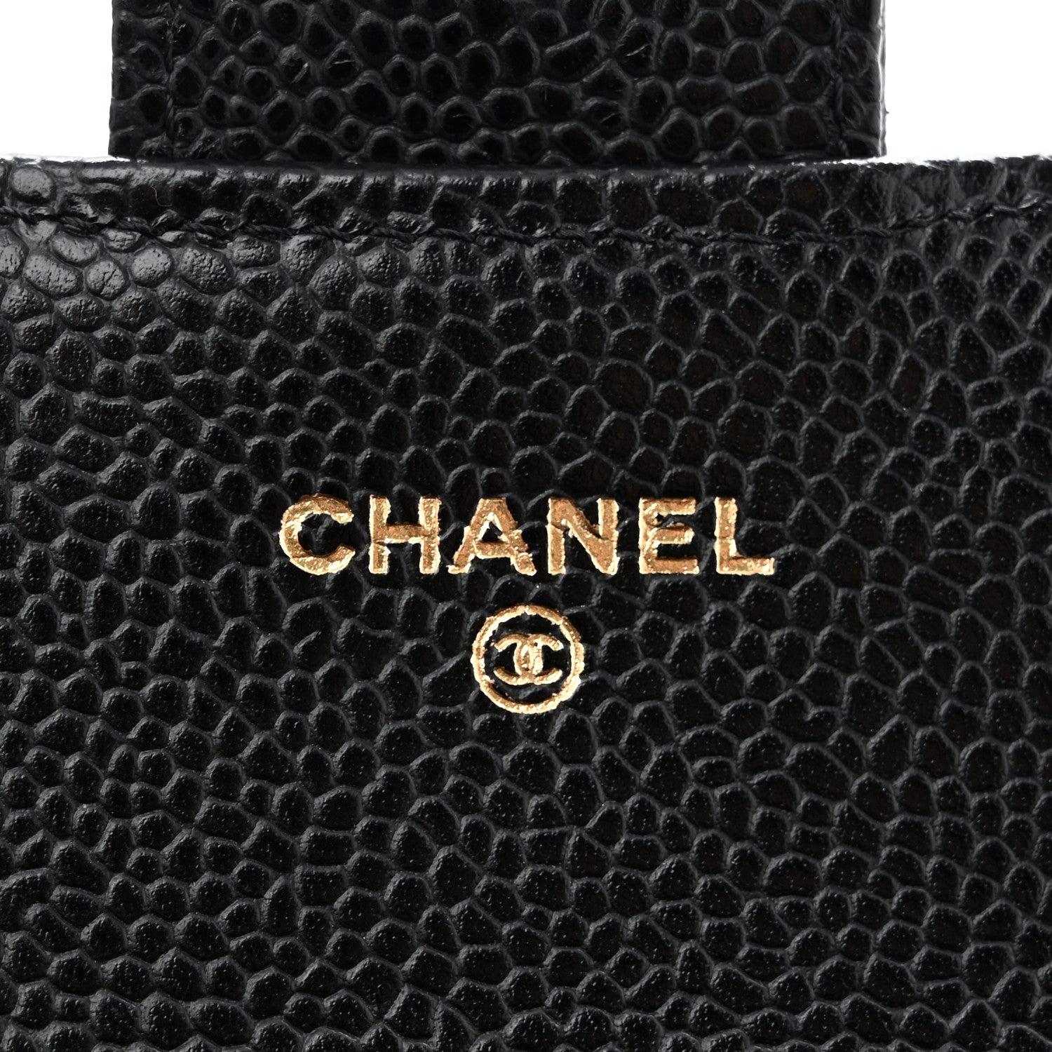 Chanel Caviar Quilted Large Gusset Flap Wallet Black 7 of 11