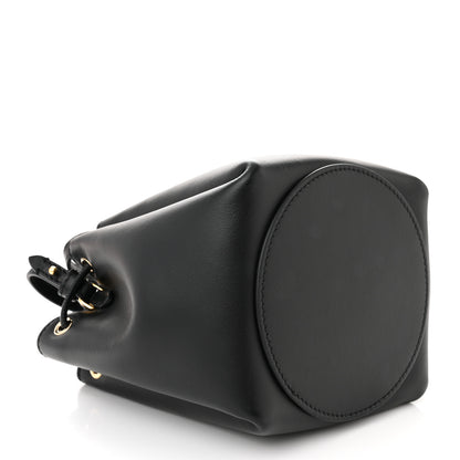 Burberry Calfskin Monogram Motif TB Bucket Black 4 of 9