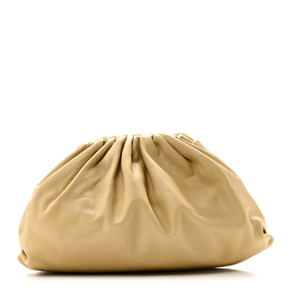 Bottega Veneta Smooth Butter Calf The Pouch Oversized Clutch Tapioca 1 of 10