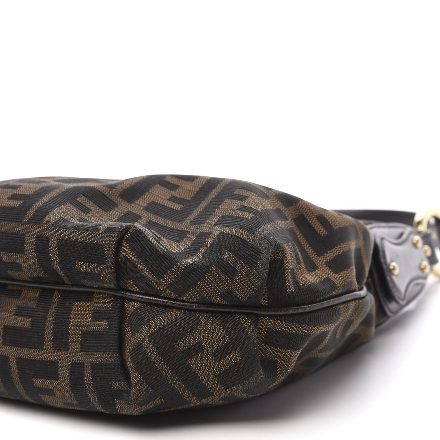 Zucca Cuoio Lucido Small Chef Hobo Tobacco Moro