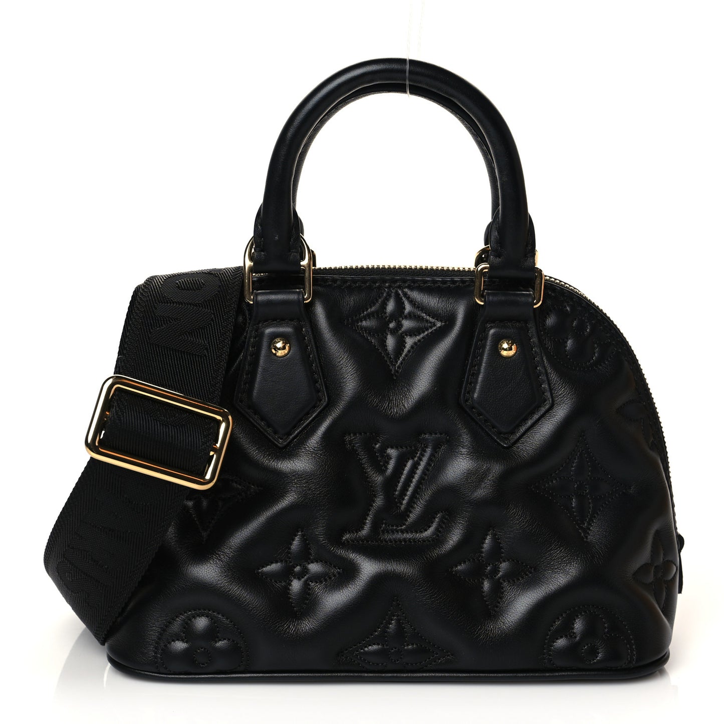 Calfskin Bubblegram Alma BB Black
