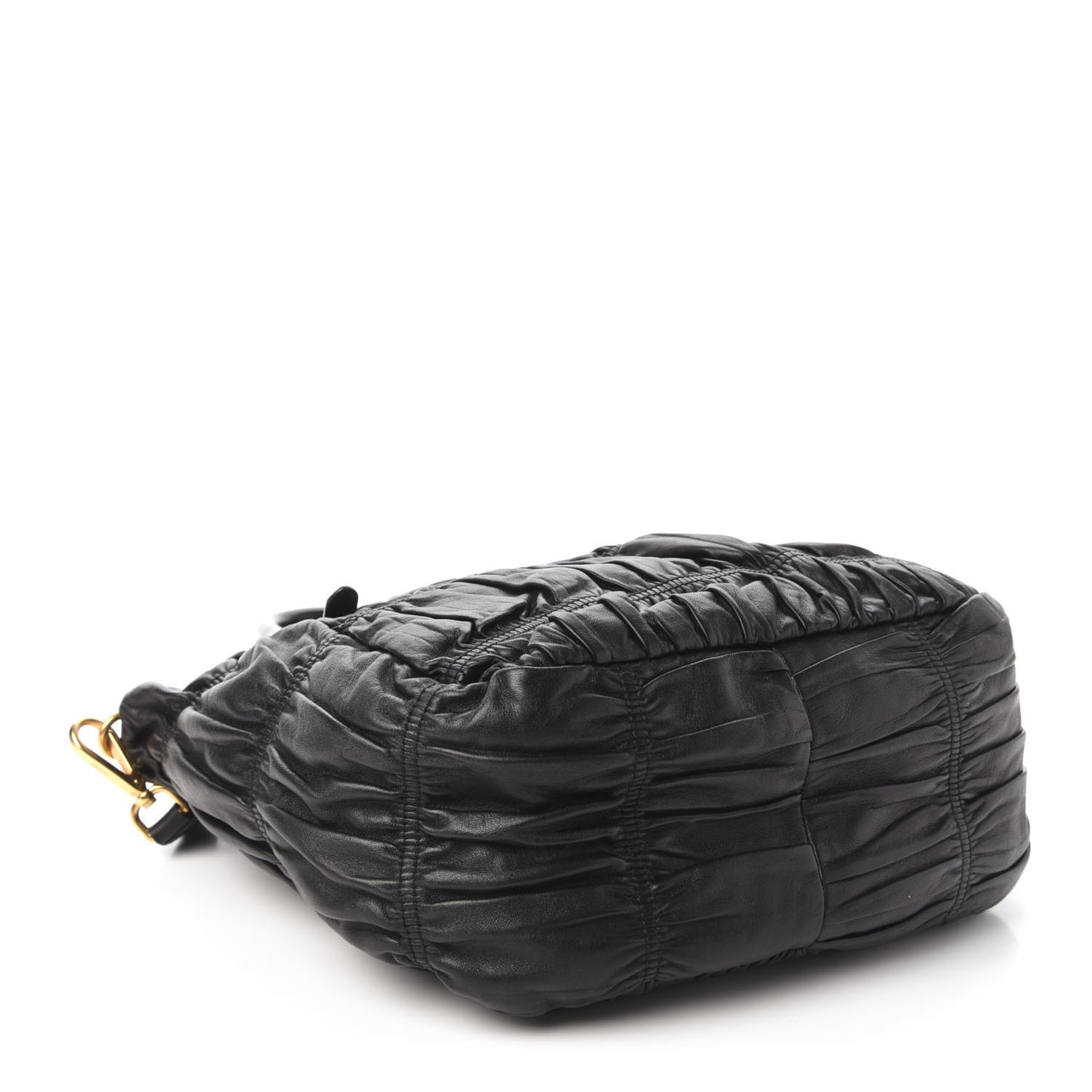 Nappa Gaufre Tote Black