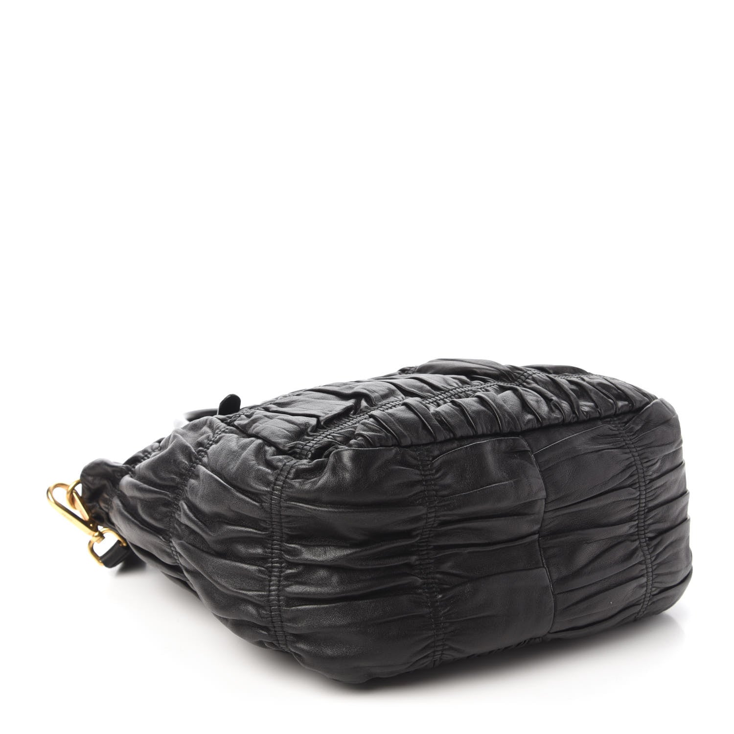 Prada Nappa Gaufre Tote Black 4 of 9