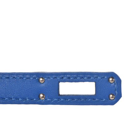 Hermes Swift Kelly Pochette Clutch Bleu Zellige 20 of 23