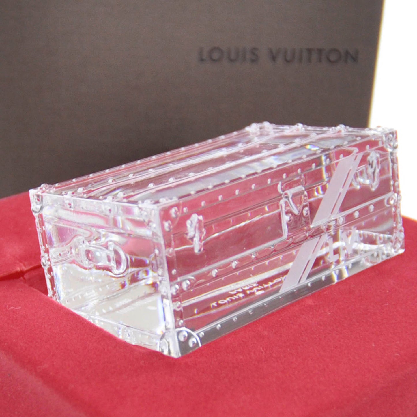 Crystal Trunk Paperweight