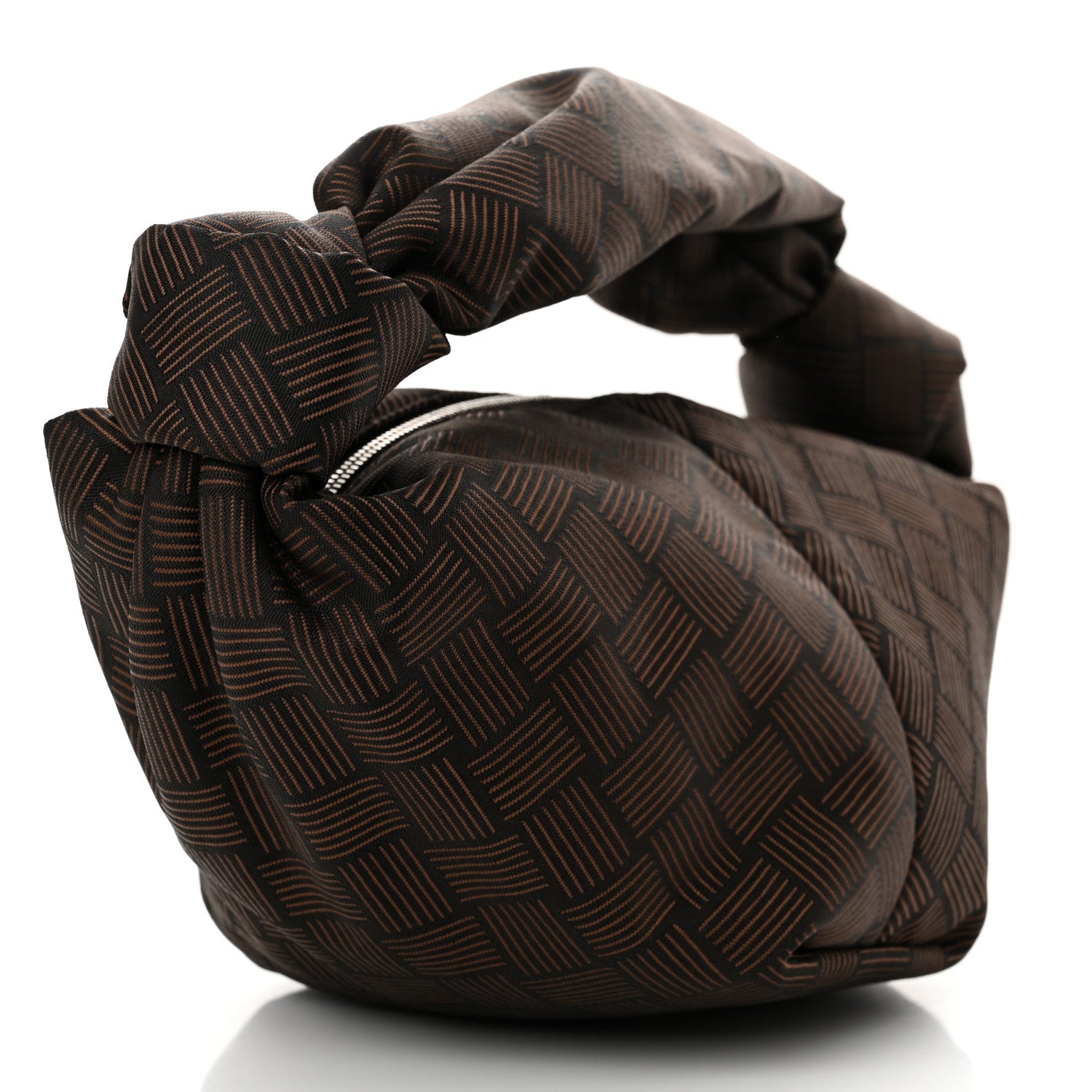Bottega Veneta Jacquard Mini Double Knot Bag Fondant 3 of 9