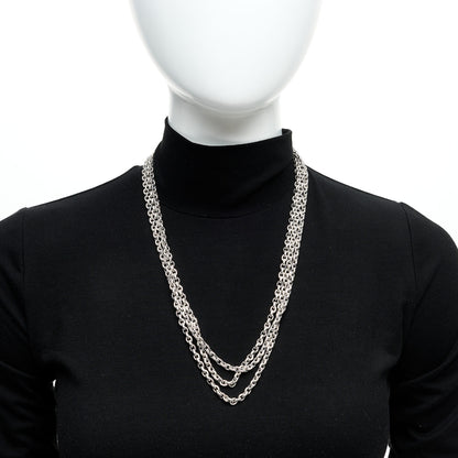 David Yurman Sterling Silver Cable Link Chain Necklace 72" 2 of 4
