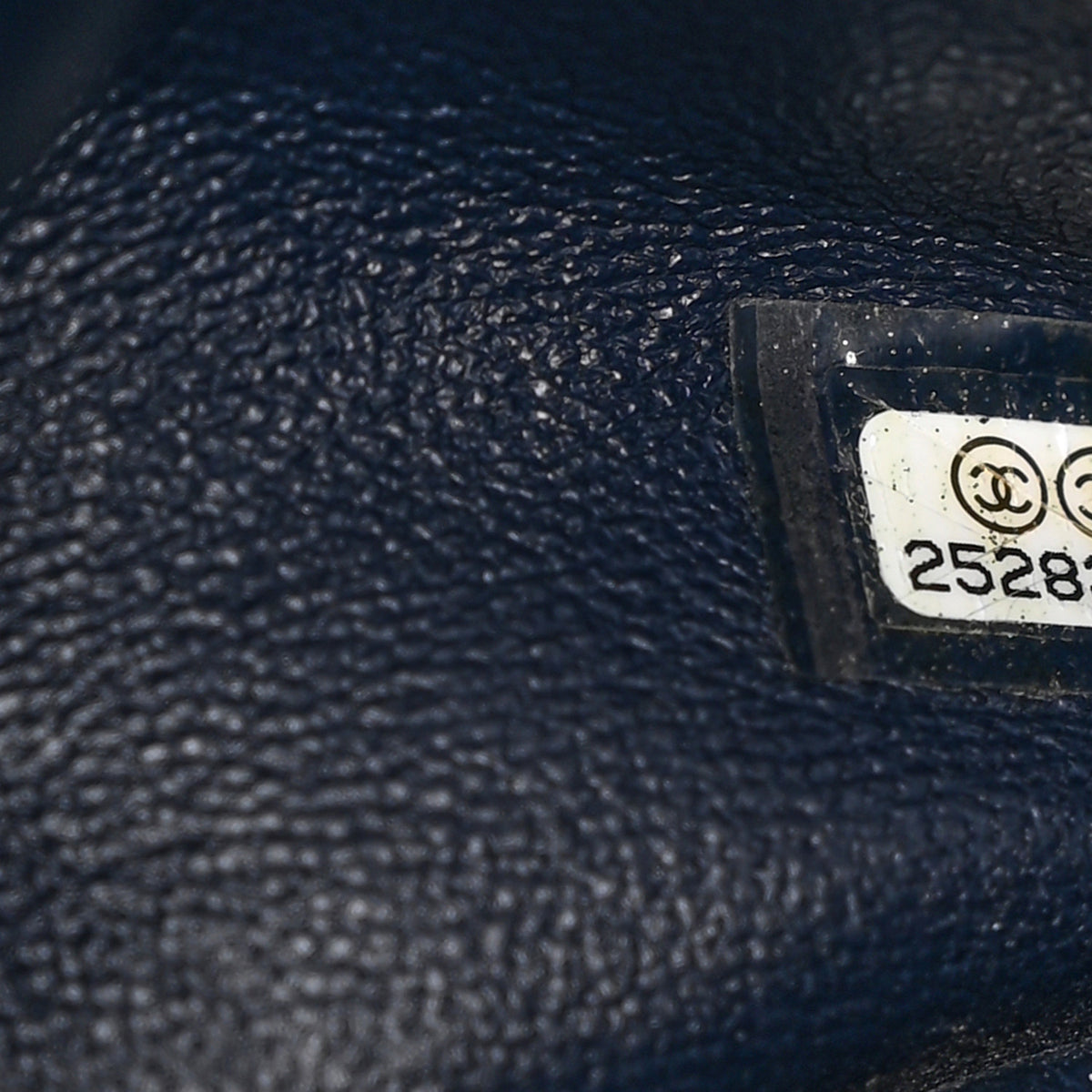 Caviar Quilted Filigree Backpack Navy