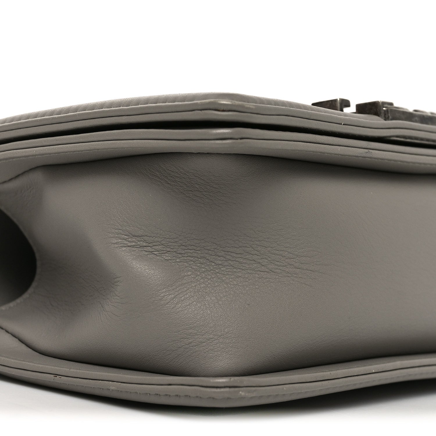 Chanel Calfskin Quilted Small Boy Flap Grey 8 of 9