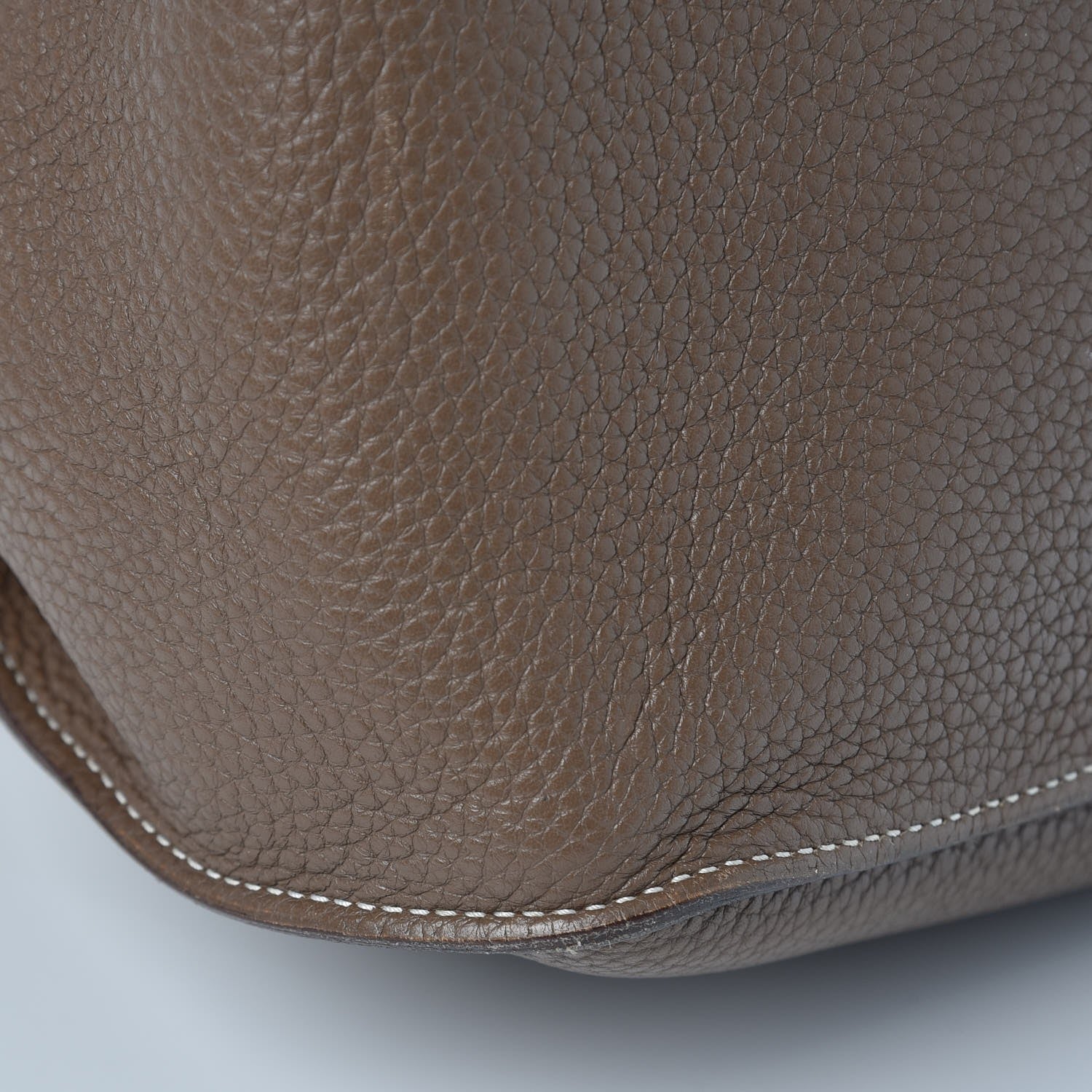 Hermes Taurillon Clemence Jypsiere 34 Etoupe 11 of 14