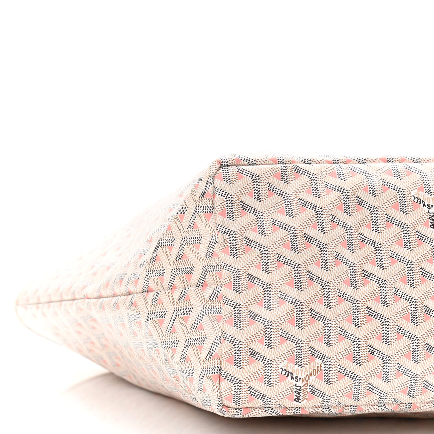 Goyard Goyardine Saint Louis Claire Voie PM White Pink 10 of 11