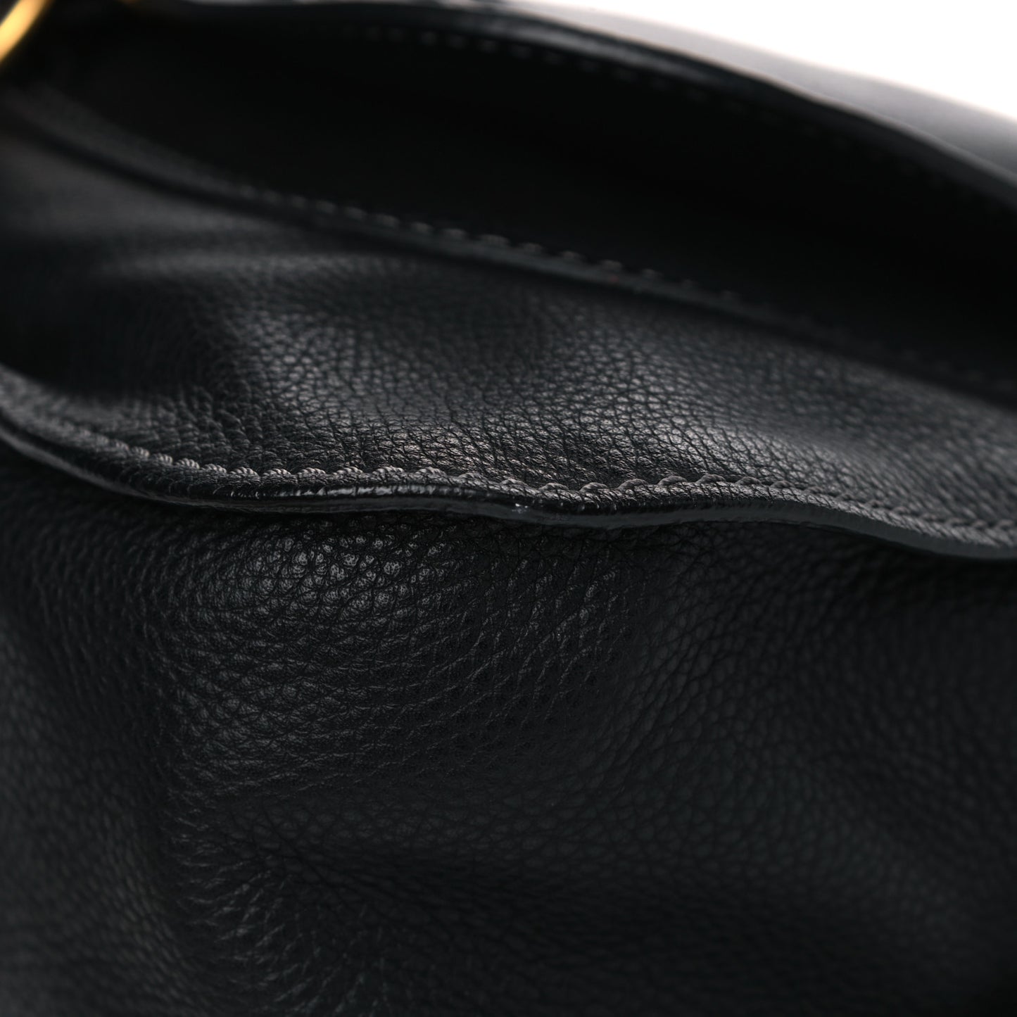 Calfskin Medium Marcie Satchel Black