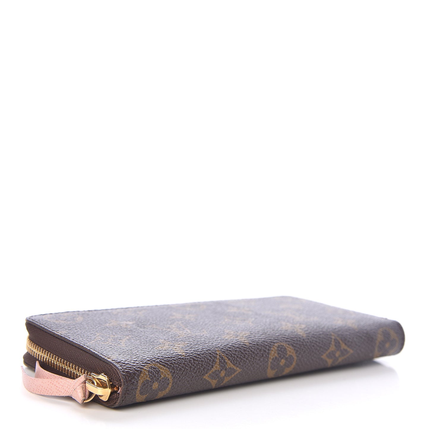Monogram Clemence Wallet Rose Ballerine