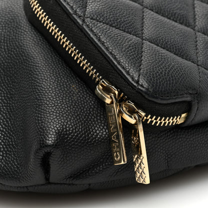 Chanel Caviar Quilted Business Affinity Waist Belt Bag Black 8 of 9