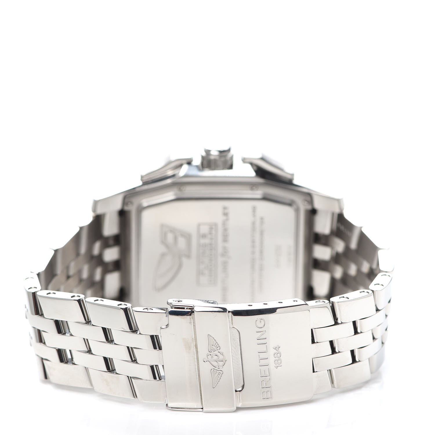 Breitling Stainless Steel Mother of Pearl 39mm Bentley Flying B Chronograph Automatic Watch Brown A44365 3 of 6