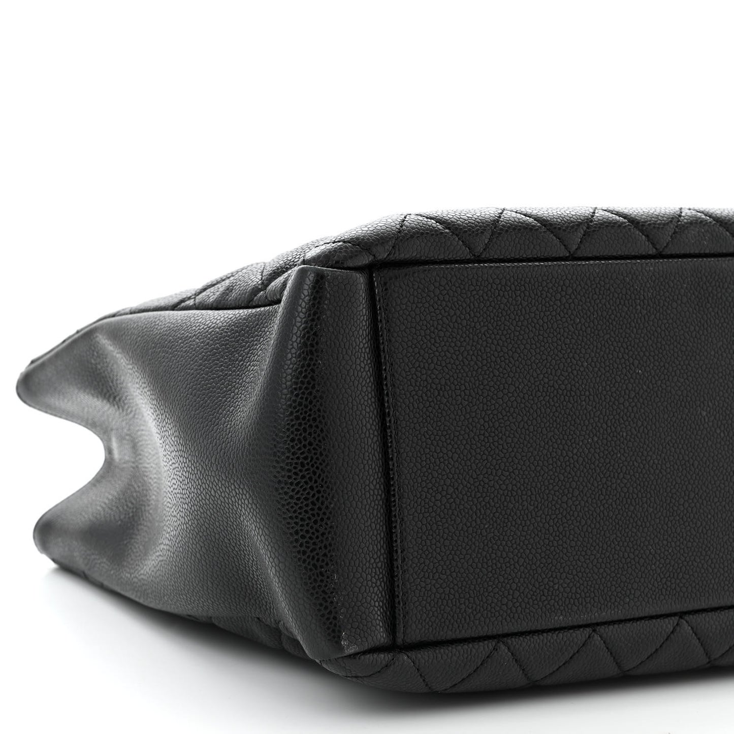 Caviar Quilted Grand Shopping Tote GST Black