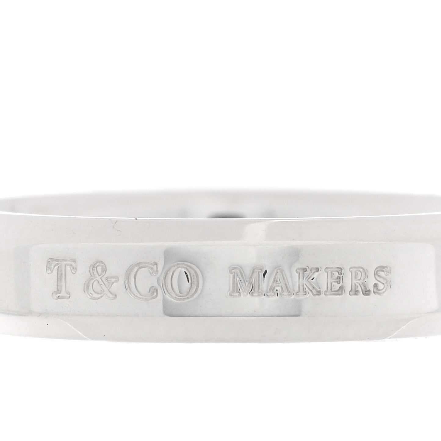 Sterling Silver Makers Narrow Slice Ring 52 6
