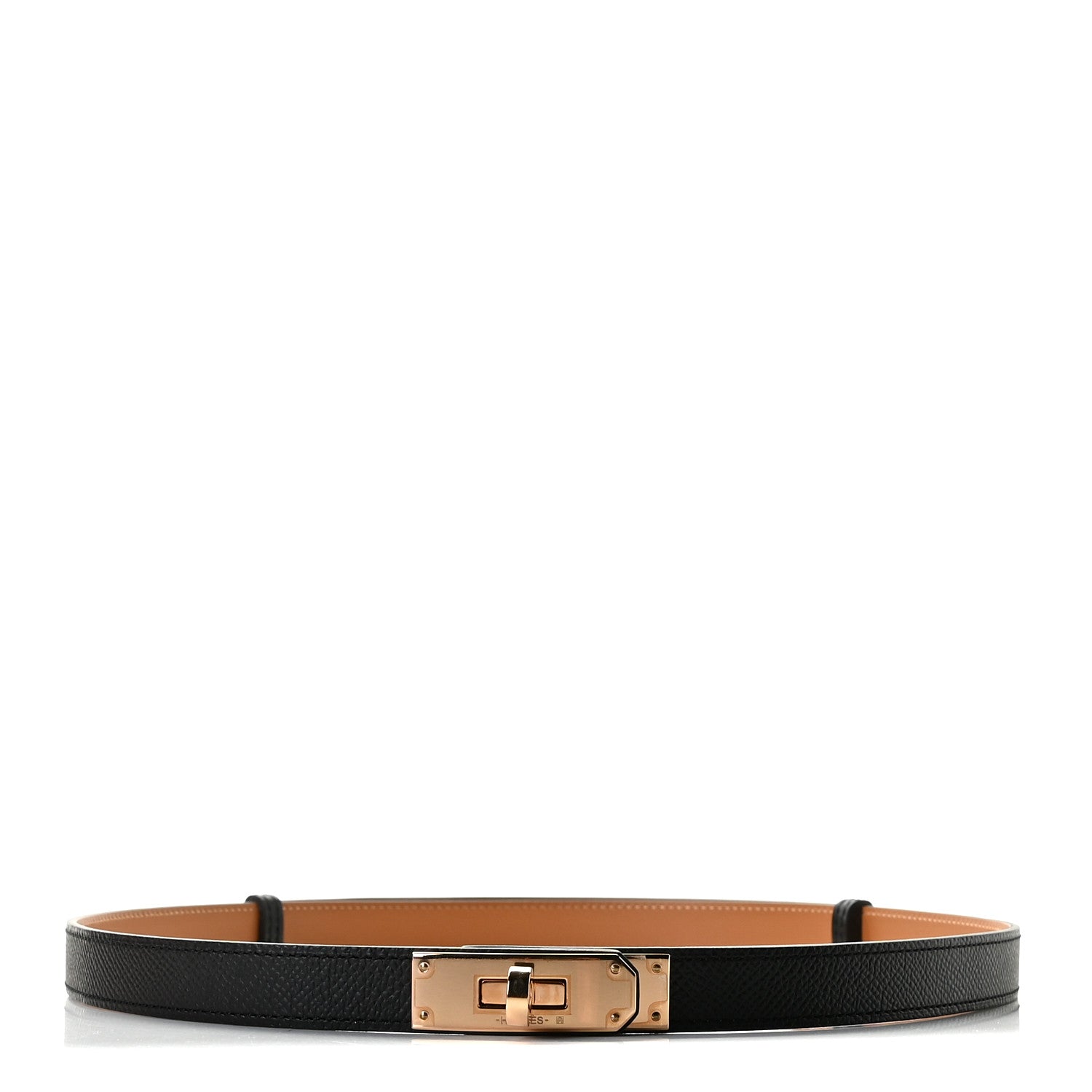 Hermes Epsom Kelly Belt Black 1 of 4