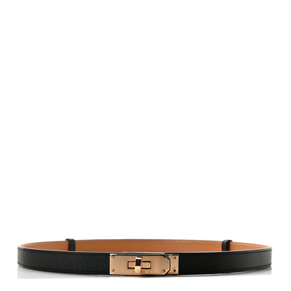 Hermes Epsom Kelly Belt Black 1 of 4