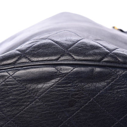 Chanel Lambskin CC Drawstring Bag Navy Blue 12 of 17