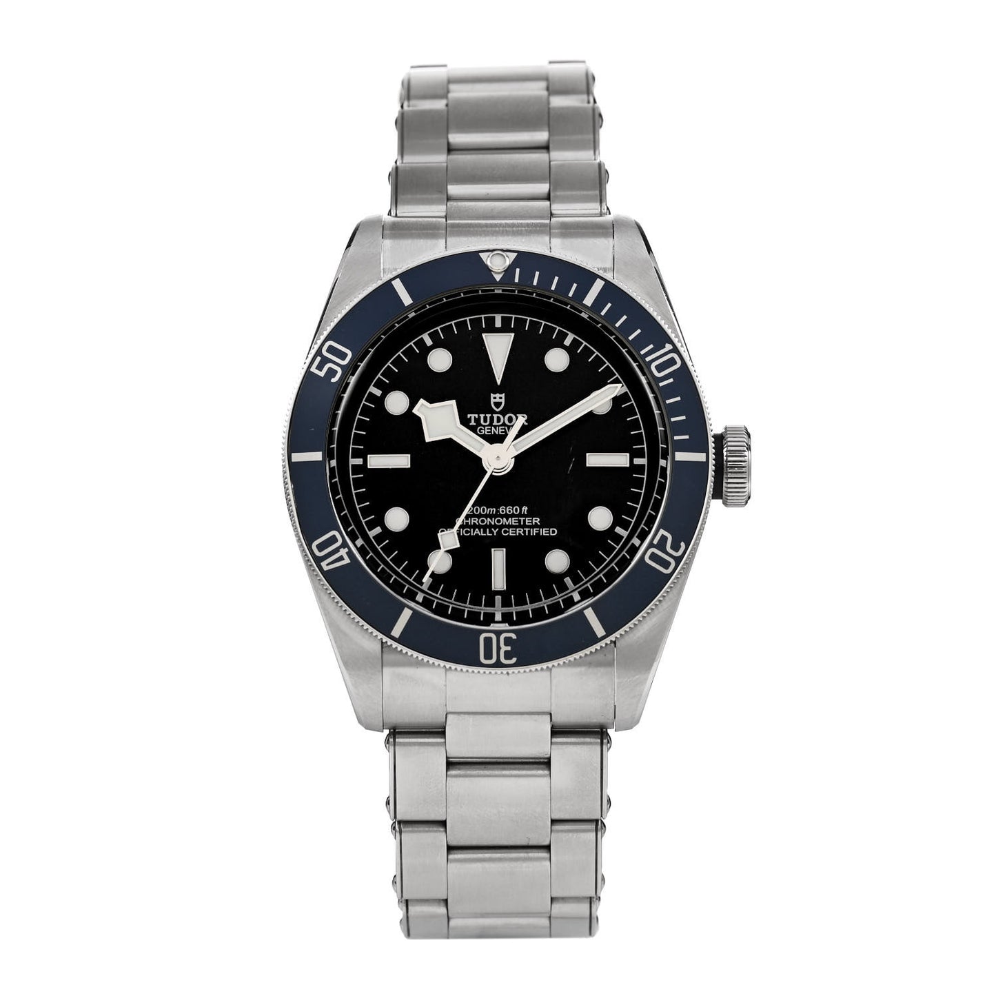 Stainless Steel 41mm Heritage Black Bay Automatic Watch Blue 79230B