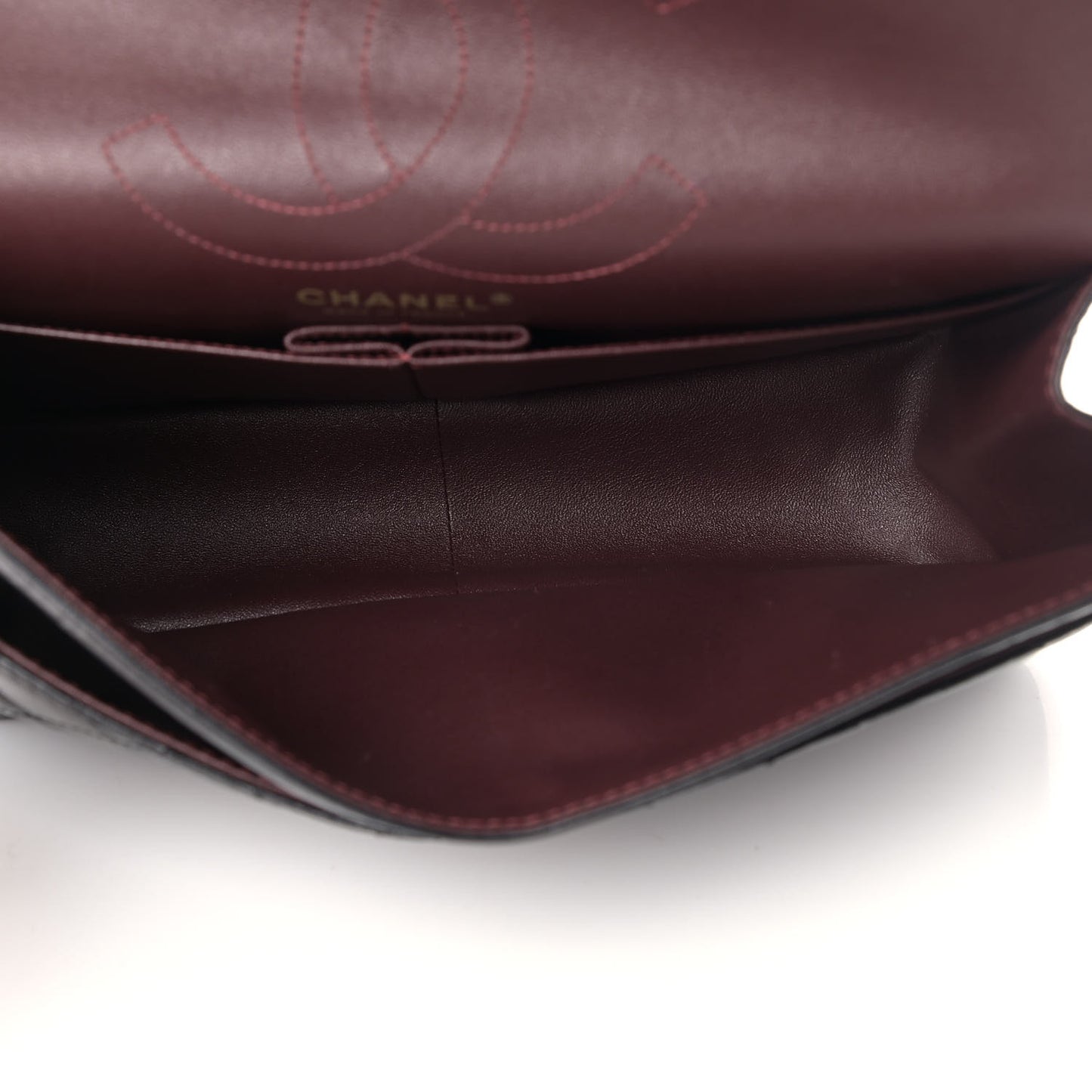 Aged Calfskin Quilted 2.55 Reissue 226 Flap Black