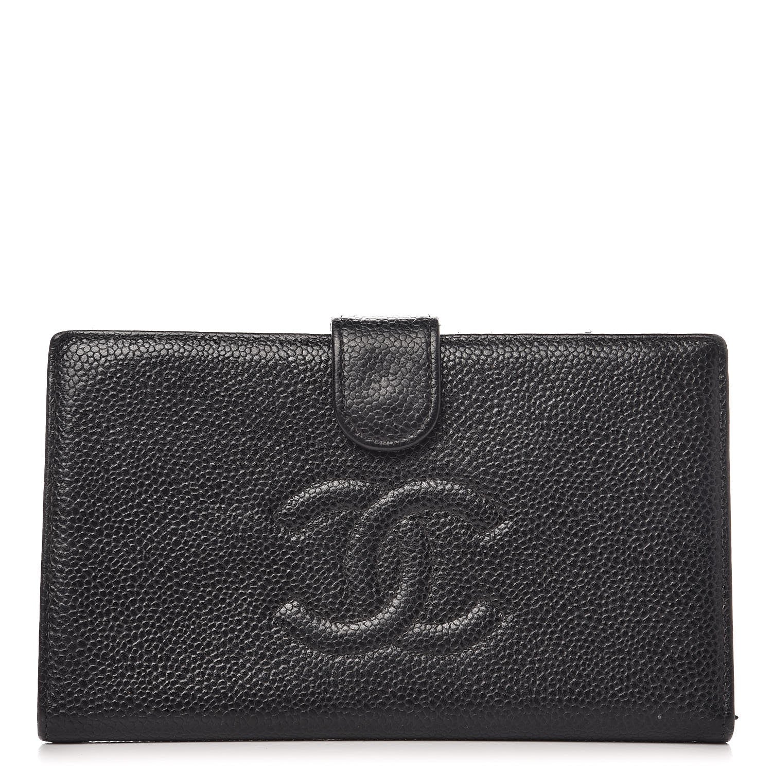 Chanel Caviar Timeless CC French Wallet Black 1 of 11