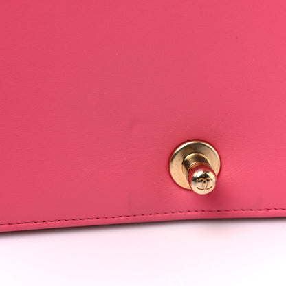Chanel Lambskin Quilted Medium Boy Flap Pink 13 of 15
