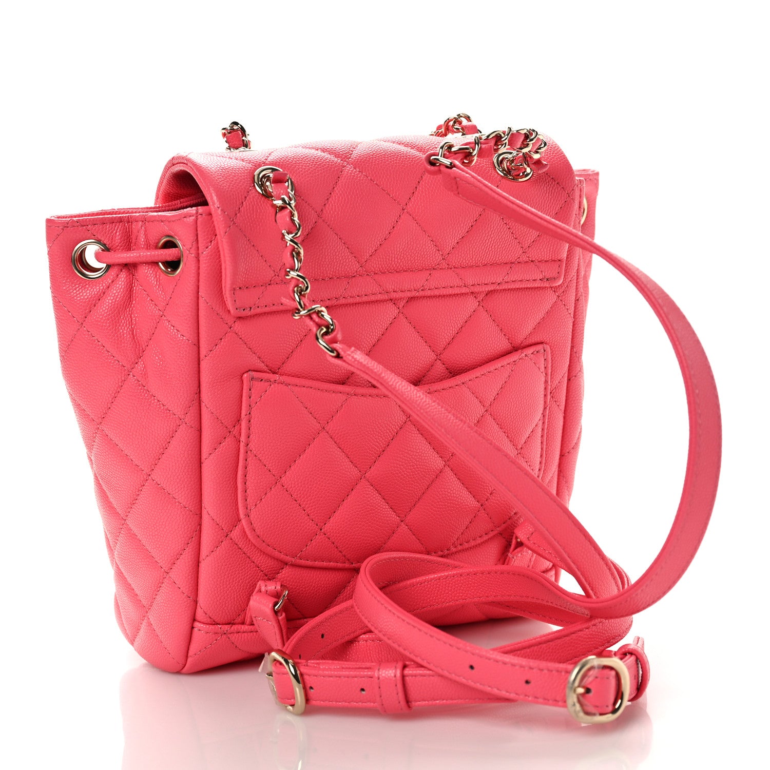 Chanel Caviar Quilted Mini Urban Spirit Backpack Pink 2 of 10