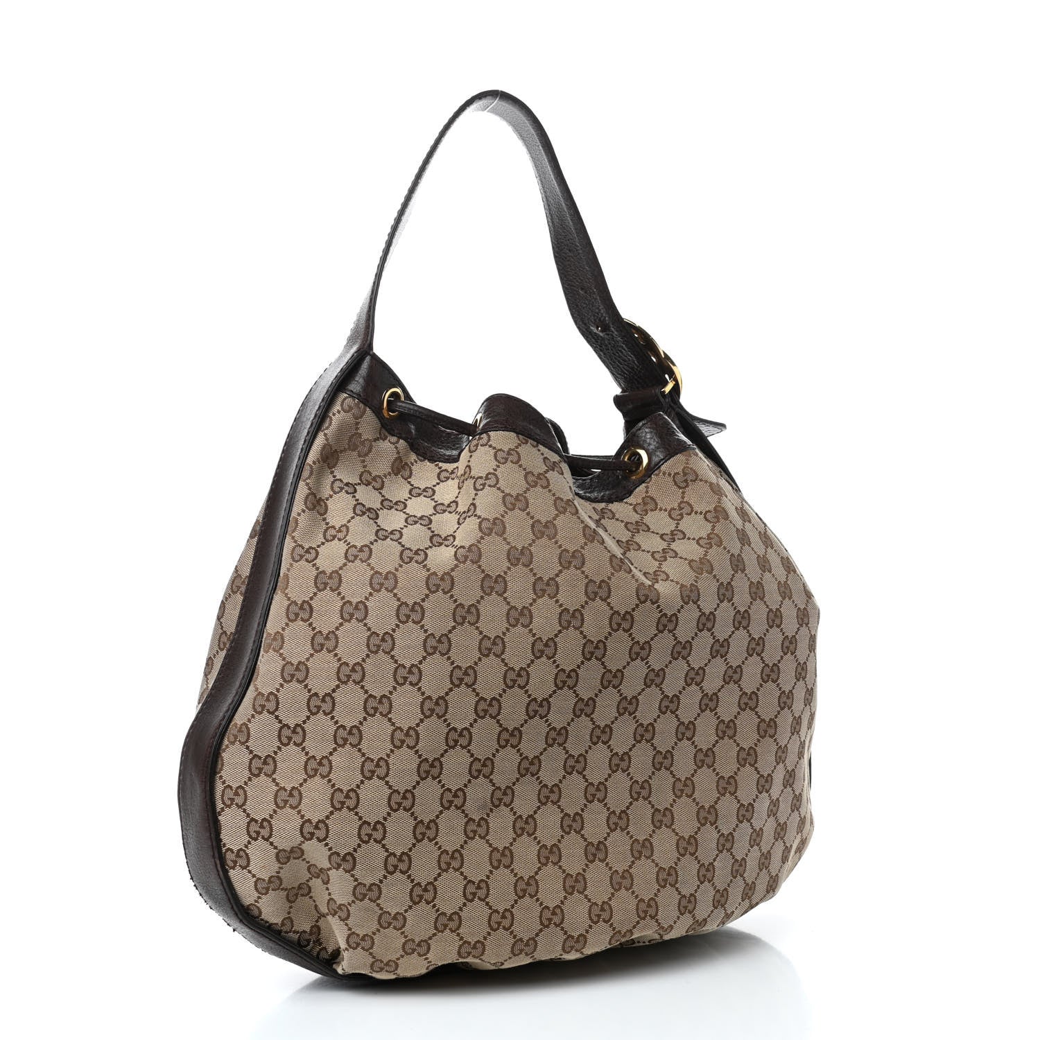 Gucci Monogram Medium Interlocking Icon Shoulder Bag Dark Brown 2 of 6