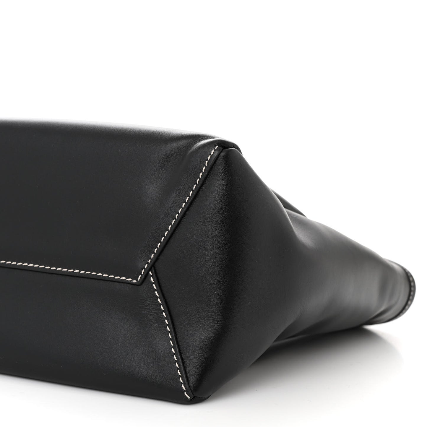 Soft Calf Softy Small Ivy Tote Bag Black