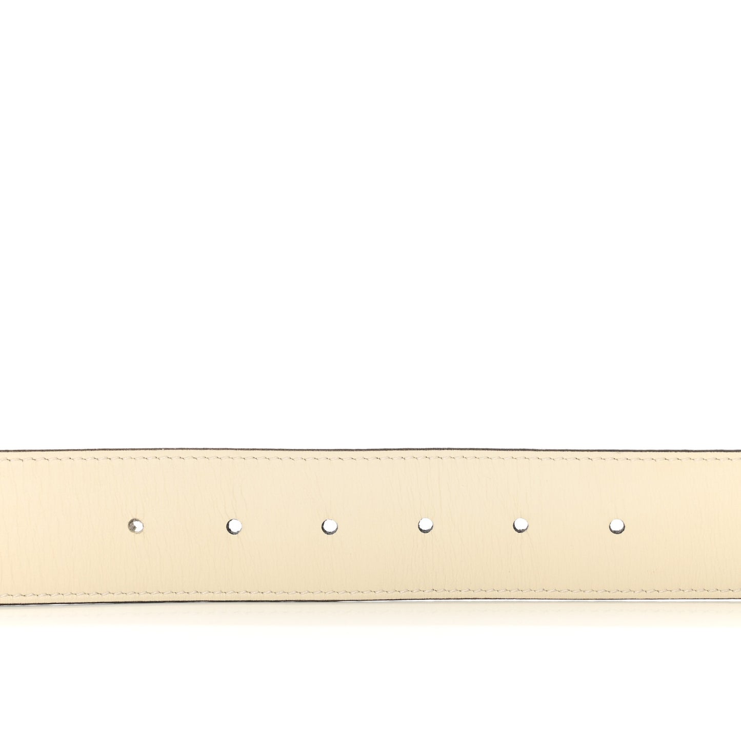 Calfskin Double G 40mm Belt 75 30 Mystic White