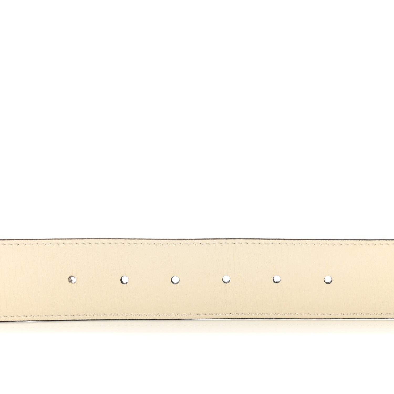 Gucci Calfskin Double G 40mm Belt 75 30 Mystic White 4 of 5