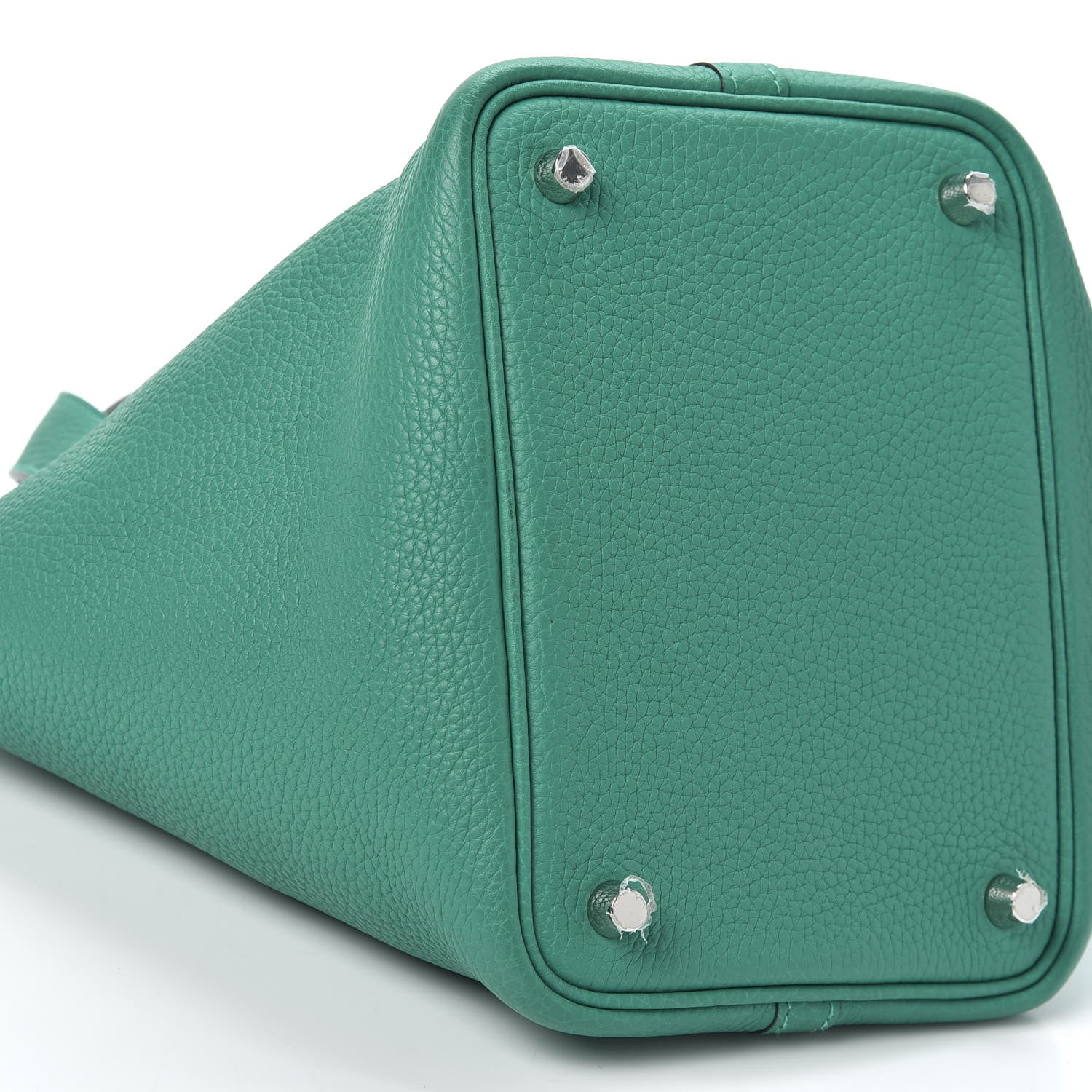 Hermes Taurillon Clemence Picotin Lock 18 PM Vert Verone 5 of 9