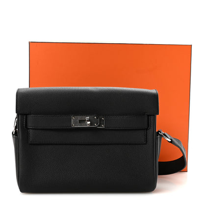 Hermes Togo Kelly Messenger PM Black 10 of 10