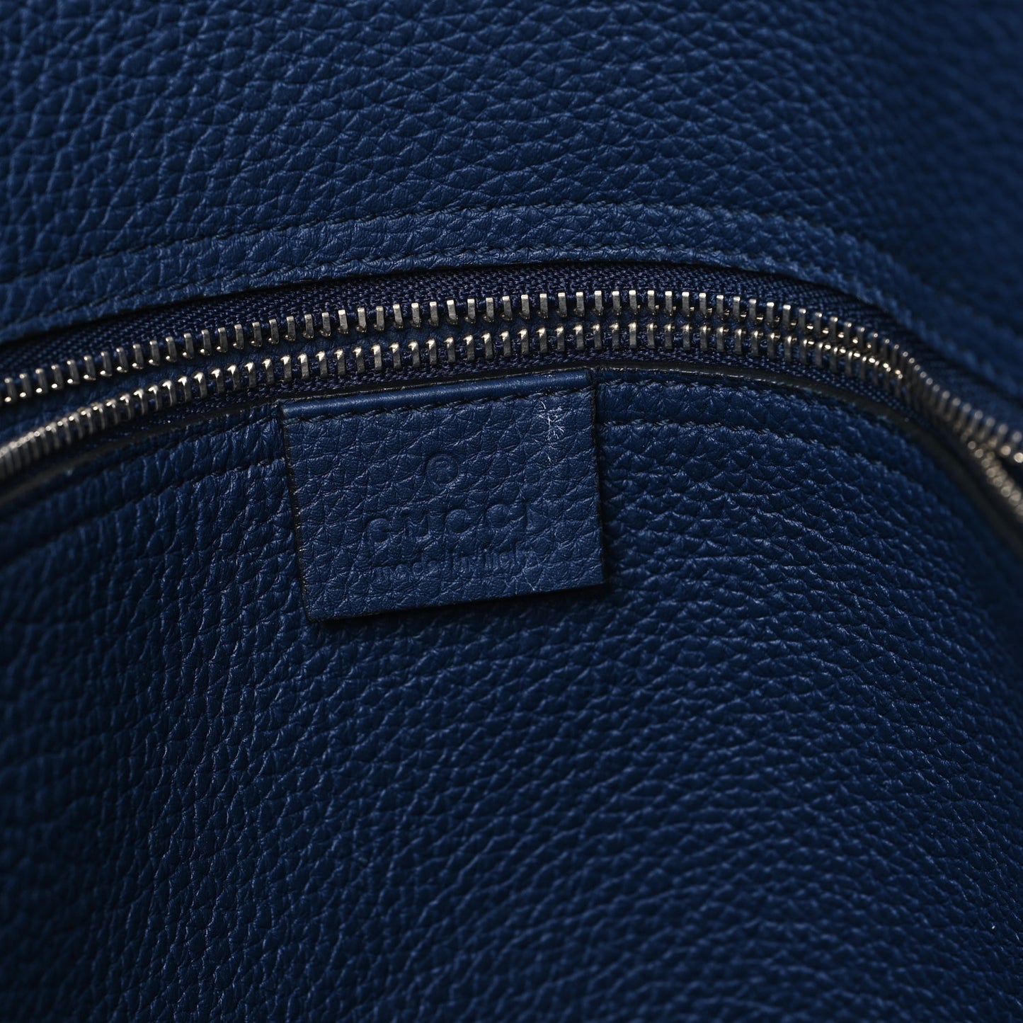 Soft Calfskin Medium Jackie Top Handle Bag Classic Blue Marine