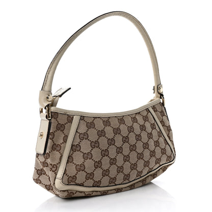 Gucci Monogram D Ring Abbey Pochette Off White 3 of 9