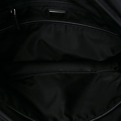 Prada Tessuto Nylon Saffiano Briefcase Black 5 of 8